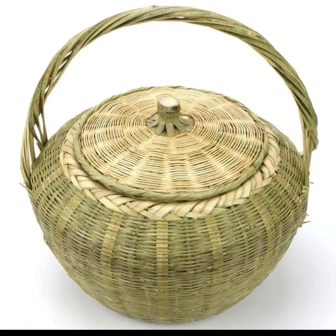 Natural Handwoven Green Bamboo Basket With/Without Lid Large Capacity Breathable Fruit Storage Picnic Picking Basket
Natural Handwoven Green Bamboo Basket With/Without Lid Large Capacity Breathable Fruit Storage Picnic Picking Basket