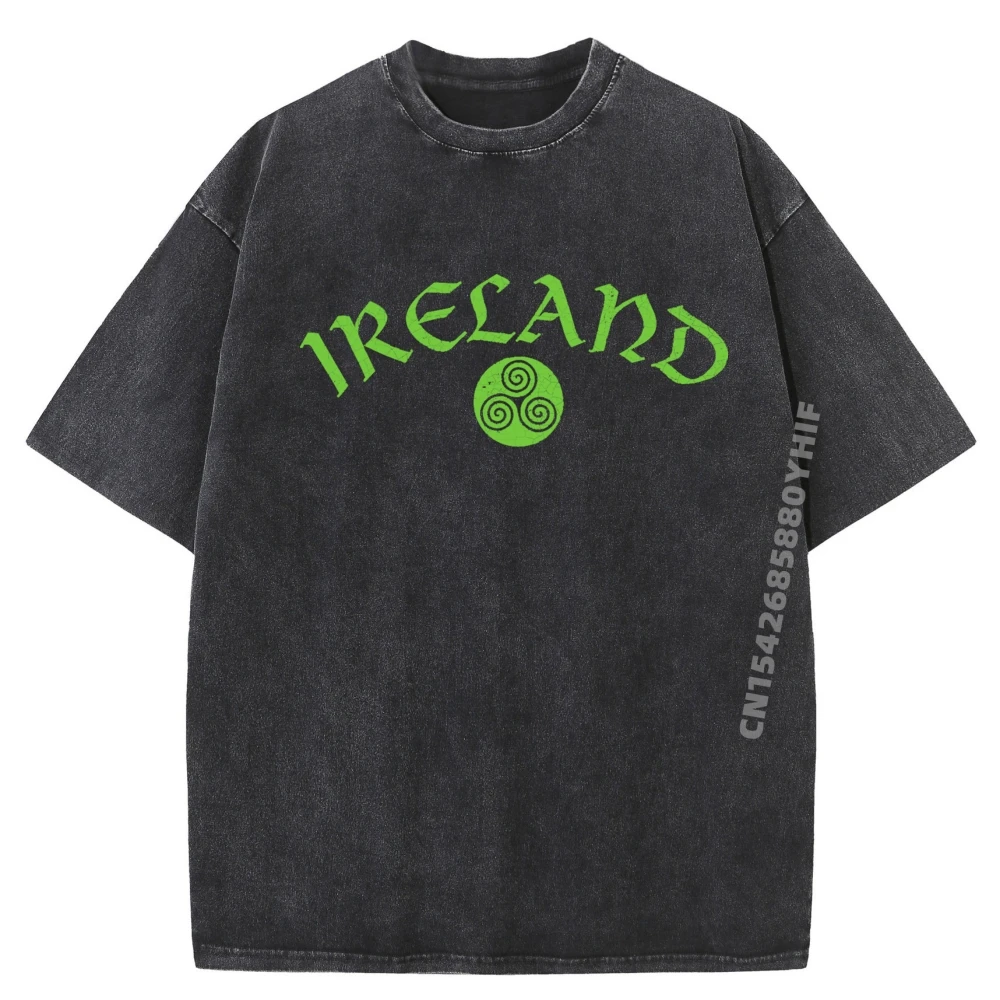 Винтажная мужская дизайнерская одежда Ireland Triskele, мужская повседневная стираная мужская футболка Camiseta Masculina с рисунком
Винтажная мужская дизайнерская одежда Ireland Triskele, мужская повседневная стираная мужская футболка Camiseta Masculina с рисунком