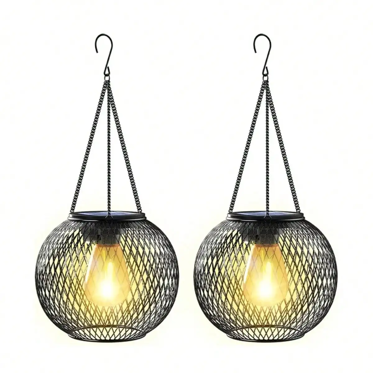 2pcs Solar Powered Iron String Lights, LED Solar Lanterns, Outdoor Yard Metal Hanging Lights, Suitable For Patio, Garden, Terrace, Porch, Balcony, Landscaping, Home Decor, Party And Wedding Decoration
2pcs Solar Powered Iron String Lights, LED Solar Lanterns, Outdoor Yard Metal Hanging Lights, Suitable For Patio, Garden, Terrace, Porch, Balcony, Landscaping, Home Decor, Party And Wedding Decoration