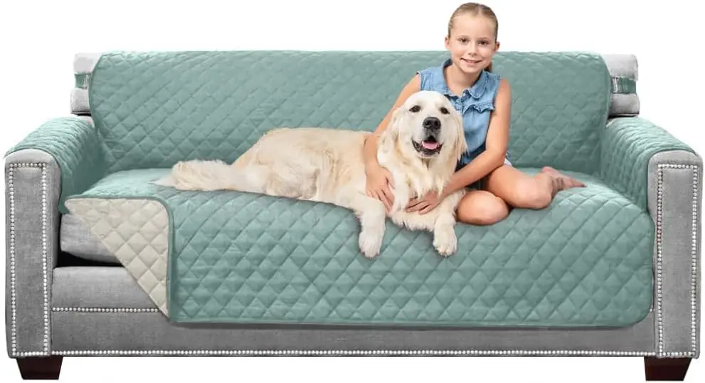 Reversible Dog Sofa Cover with Strap, Stain & Tear Resistant, Machine Washable Pet Protector for Furniture
Reversible Dog Sofa Cover with Strap, Stain & Tear Resistant, Machine Washable Pet Protector for Furniture