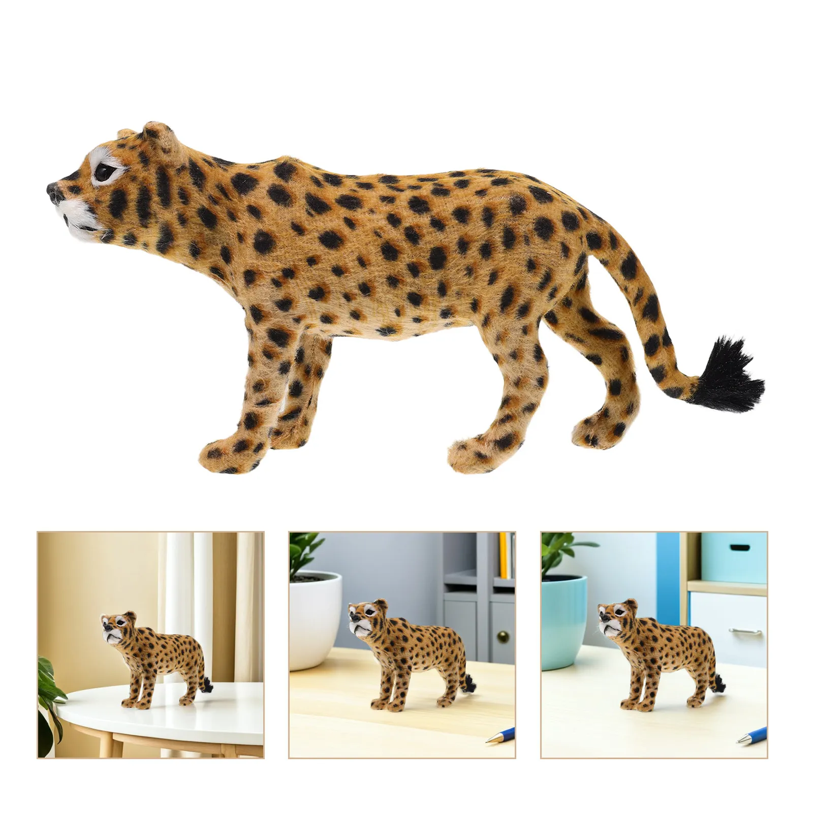 Realistic Leopard Statue for Room Display - Lifelike Wildlife Creature Design Ideal for Shelf Desk Interior - Premium Simulation
Realistic Leopard Statue for Room Display - Lifelike Wildlife Creature Design Ideal for Shelf Desk Interior - Premium Simulation