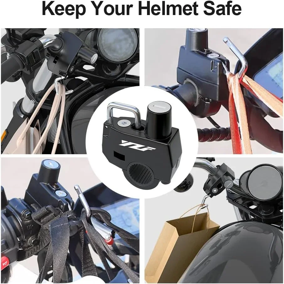 Anti-theft Helmet Lock, Handlebar Mount, 22-26mm Metal Lock for Yamaha YZF R1 R3 R6 R9 R25 R600 YZ250X YZ125 YZ450FX Motorcycle
Anti-theft Helmet Lock, Handlebar Mount, 22-26mm Metal Lock for Yamaha YZF R1 R3 R6 R9 R25 R600 YZ250X YZ125 YZ450FX Motorcycle