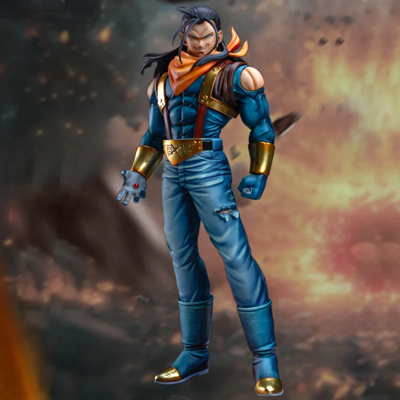 35cm Anime Dragon Ball Gt Super Android 17 Statue Large Size Action Figures Home Ornament Model Toy Collectible Periphery Gift
35cm Anime Dragon Ball Gt Super Android 17 Statue Large Size Action Figures Home Ornament Model Toy Collectible Periphery Gift