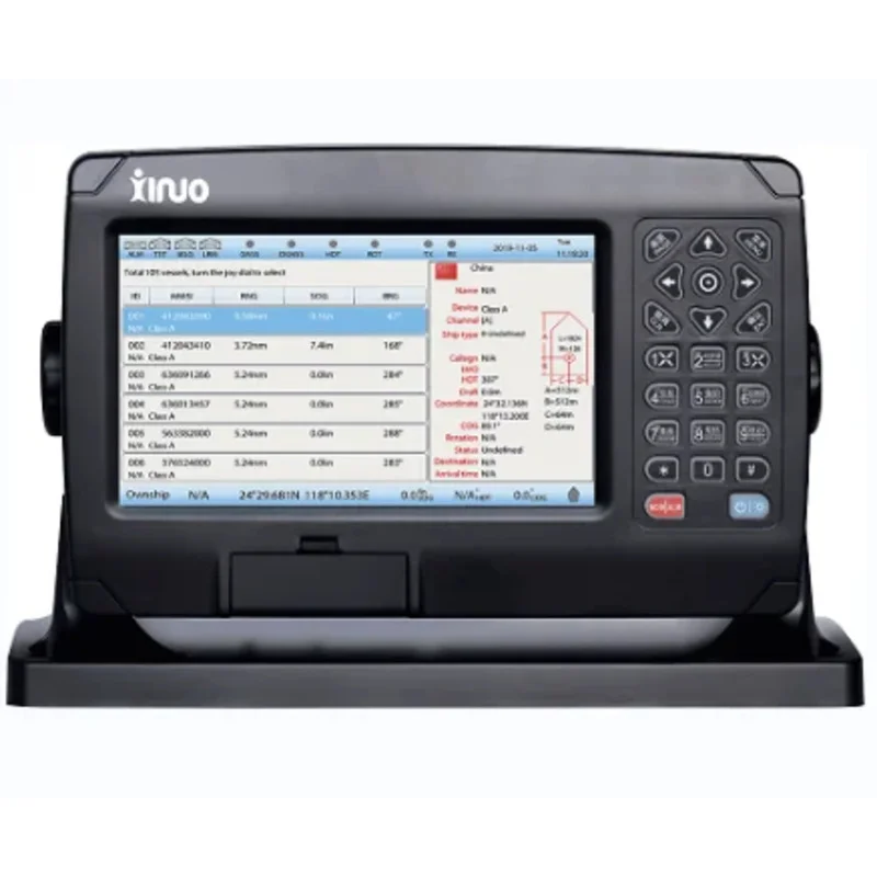 Factory Wholesale 7" LCD Monitor XA-198 Marine Electronics Class A AIS Transponder Transceiver Chart Plotter Combo
Factory Wholesale 7" LCD Monitor XA-198 Marine Electronics Class A AIS Transponder Transceiver Chart Plotter Combo