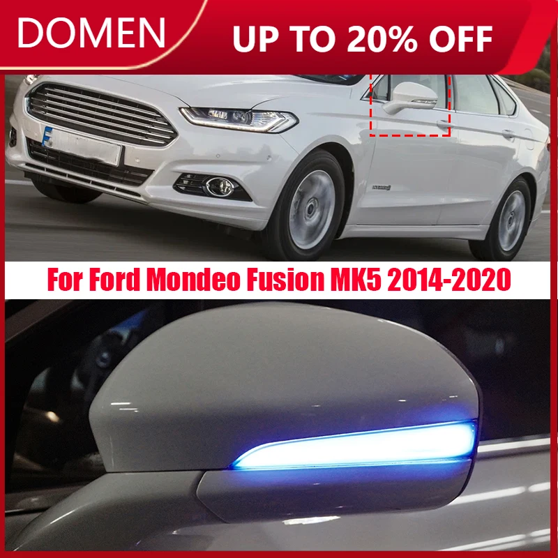 For Ford Mondeo Fusion MK5 2014 2015 2016 2017 2018 2019 2020 Car rearview mirror turn signal flow light turns blue yellow
For Ford Mondeo Fusion MK5 2014 2015 2016 2017 2018 2019 2020 Car rearview mirror turn signal flow light turns blue yellow