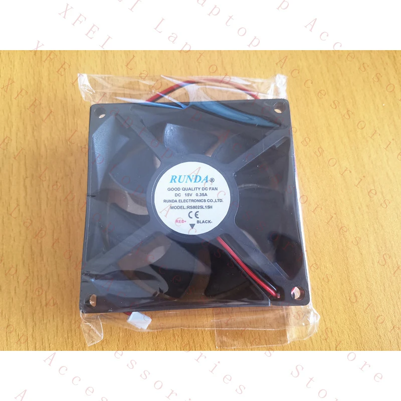 D 1PC RS8025L15H Cooling Fan 15V 0.35A 8CM 8025 New
D 1PC RS8025L15H Cooling Fan 15V 0.35A 8CM 8025 New