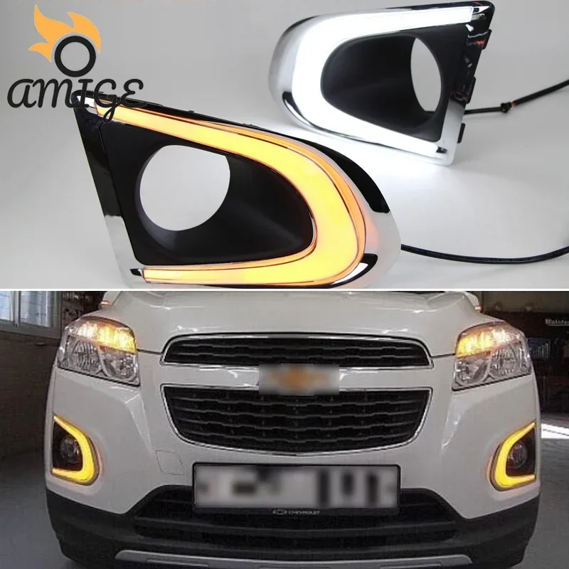 Car Accessory For Chevrolet Trax 2014 2015 2016 LED DRL Daytime Running Light Turn Signal Headlight Bumper Lamp Daylights
Car Accessory For Chevrolet Trax 2014 2015 2016 LED DRL Daytime Running Light Turn Signal Headlight Bumper Lamp Daylights