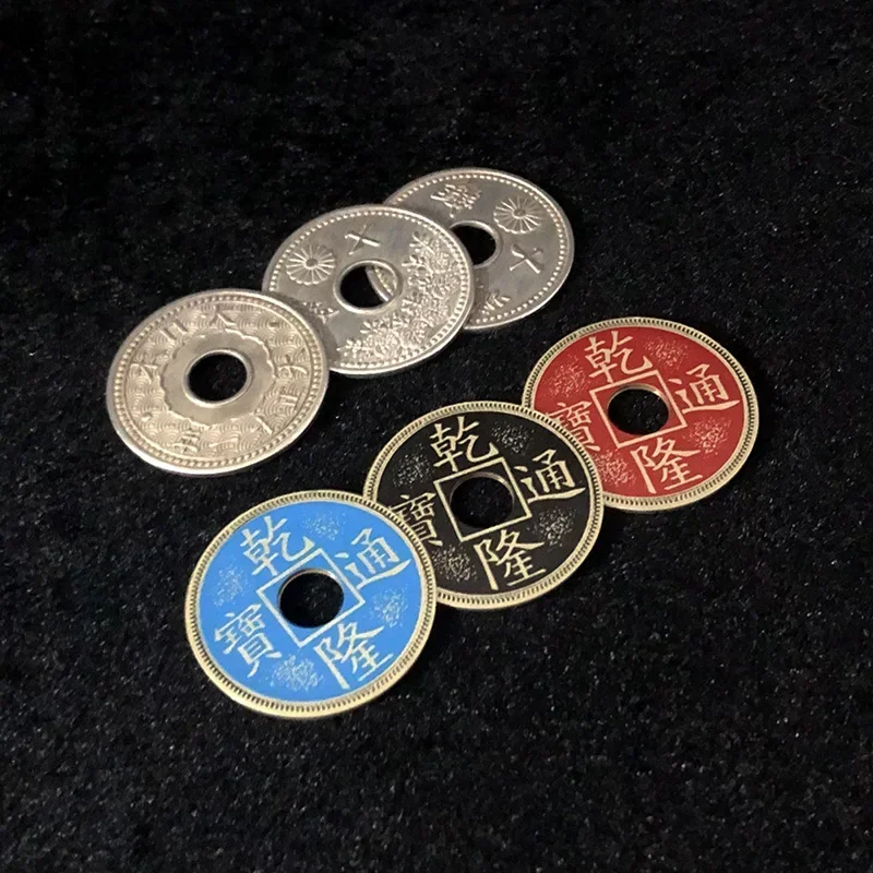 Phantom of Coins 2.0 (Yen Version) Close up Magic Trick Coin Magic Coin Color Change Magicians Prop Accessory Illusion Copy Coin
Phantom of Coins 2.0 (Yen Version) Close up Magic Trick Coin Magic Coin Color Change Magicians Prop Accessory Illusion Copy Coin