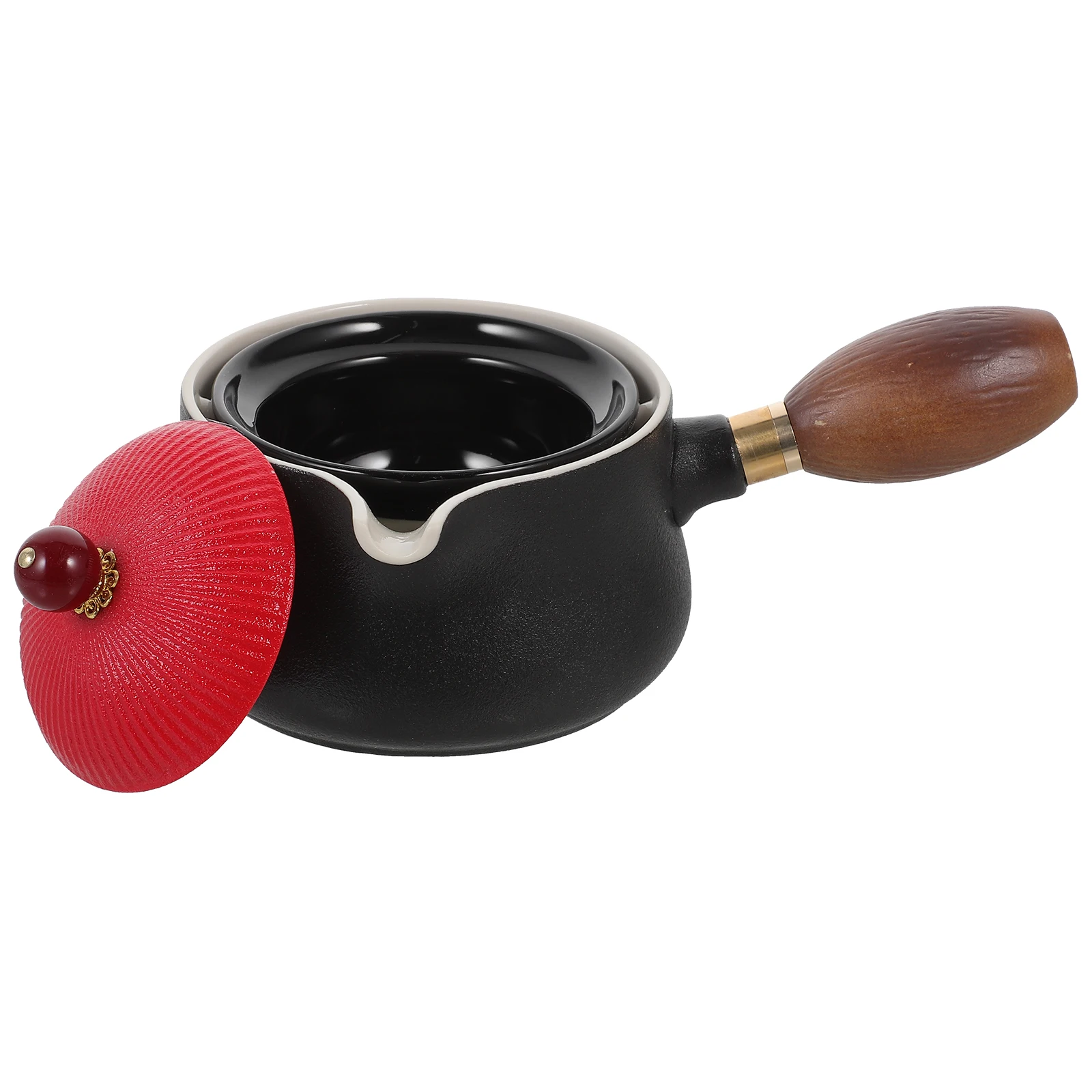 Side Handle Ceramic Teapot 360 Degree Rotation Loose Leaf Tea Portable Mini Kettle Vintage Practical Home Use Kitchen Barware
Side Handle Ceramic Teapot 360 Degree Rotation Loose Leaf Tea Portable Mini Kettle Vintage Practical Home Use Kitchen Barware