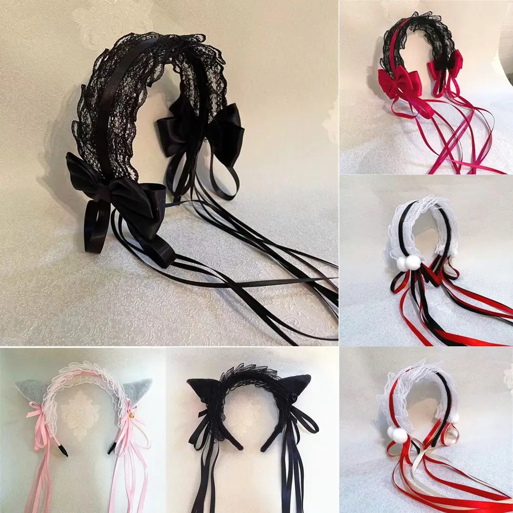 Cute Headdress Cosplay Maid Headdress Fashion Hair Accessories Lolita Headband Wedding Party Cat Ears Head Wrap
Cute Headdress Cosplay Maid Headdress Fashion Hair Accessories Lolita Headband Wedding Party Cat Ears Head Wrap