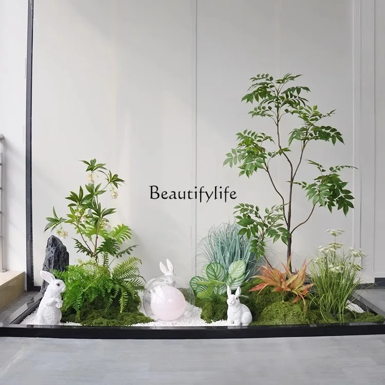 Indoor simulation green plant landscaping entrance club beauty salon simulation plant landscape layout
Indoor simulation green plant landscaping entrance club beauty salon simulation plant landscape layout