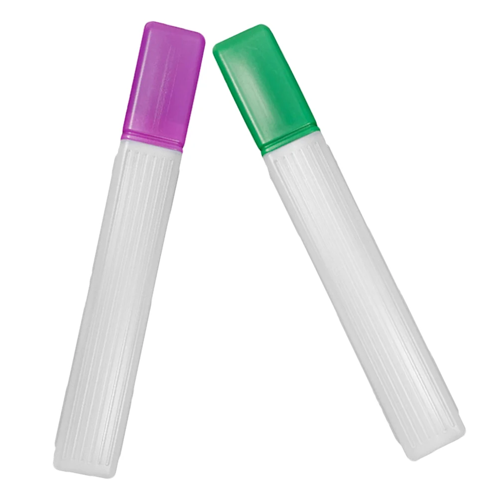 2 Pcs Knitting Needle Tube Container Embroidery Sewing Tool Case Storage Box Green Purple Plastic Needle Holders
2 Pcs Knitting Needle Tube Container Embroidery Sewing Tool Case Storage Box Green Purple Plastic Needle Holders