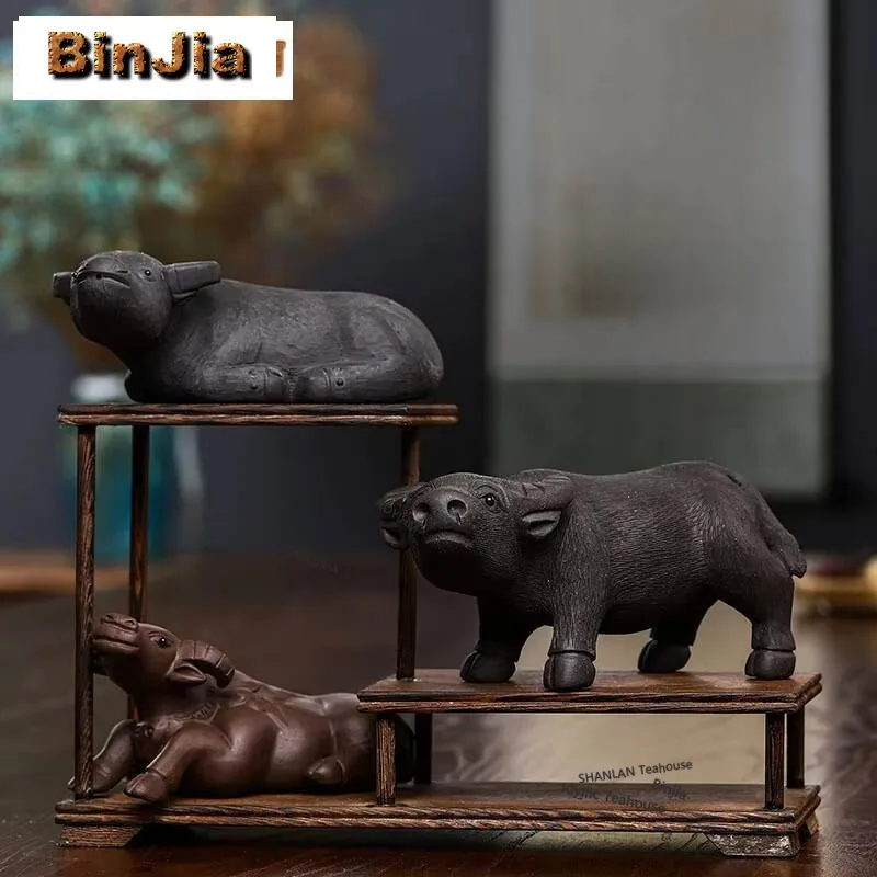 Lucky Ox Purple Clay Tea Pet Handmade Cattle Figurine Toys Tea Ceremony Accessories Creative Home Tea Table Decoration Ornament
Lucky Ox Purple Clay Tea Pet Handmade Cattle Figurine Toys Tea Ceremony Accessories Creative Home Tea Table Decoration Ornament