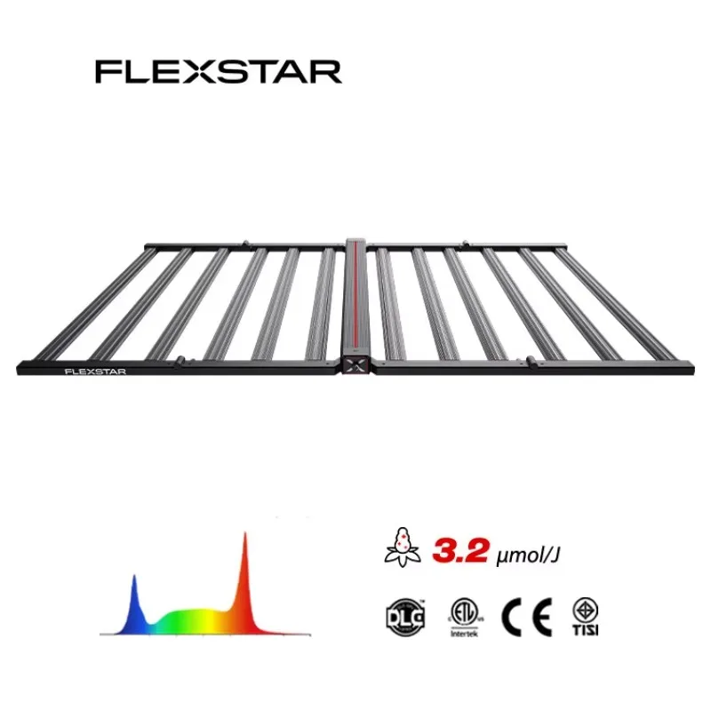 Flexstar Redline 3.2Umol/J 4X6Ft Daisy-Chain Ip66 Rated Daimmable Full Spectrum Grow Light With Fully Sealed Lens
Flexstar Redline 3.2Umol/J 4X6Ft Daisy-Chain Ip66 Rated Daimmable Full Spectrum Grow Light With Fully Sealed Lens