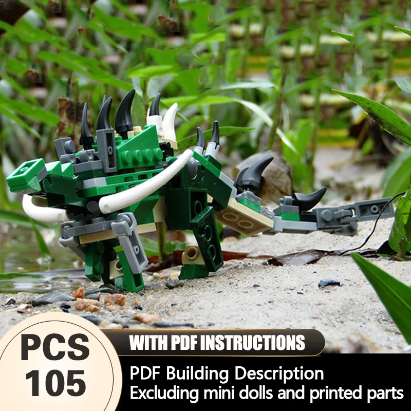 Creators Animal Series Model MOC Building Bricks Kentrosaurus Modular Technology Gifts Holiday Assemble Children Toys Suit
Creators Animal Series Model MOC Building Bricks Kentrosaurus Modular Technology Gifts Holiday Assemble Children Toys Suit