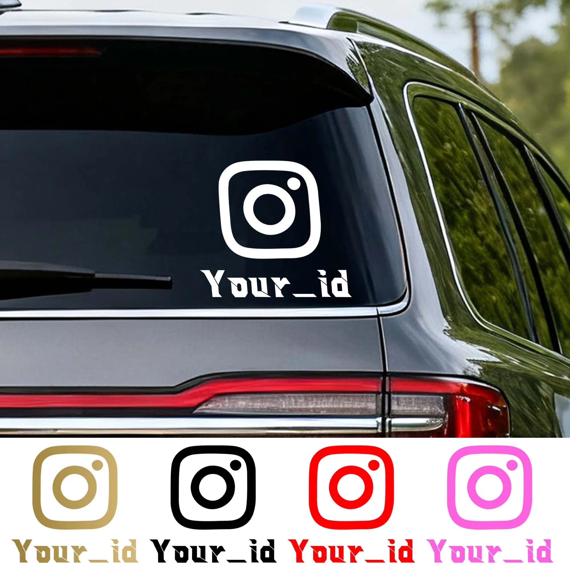 1 шт., автомобильная наклейка с индивидуальным социальным именем, самоклеящаяся наклейка на окно автомобиля «сделай сам», водонепроницаемые универсальные виниловые наклейки
1 шт., автомобильная наклейка с индивидуальным социальным именем, самоклеящаяся наклейка на окно автомобиля «сделай сам», водонепроницаемые универсальные виниловые наклейки