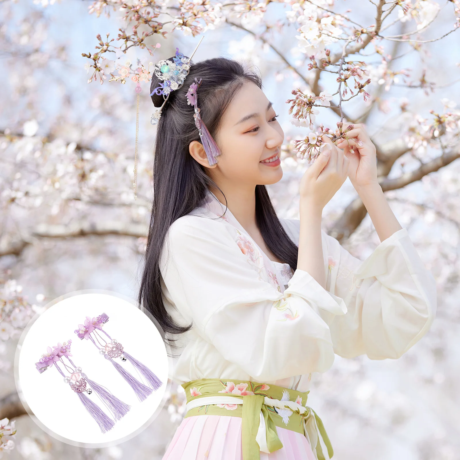 2 шт. заколки для волос в старинном стиле с кисточками, классический женственный дизайн, легкие, удобные, универсальные зажимы для волос для женщин
2 шт. заколки для волос в старинном стиле с кисточками, классический женственный дизайн, легкие, удобные, универсальные зажимы для волос для женщин