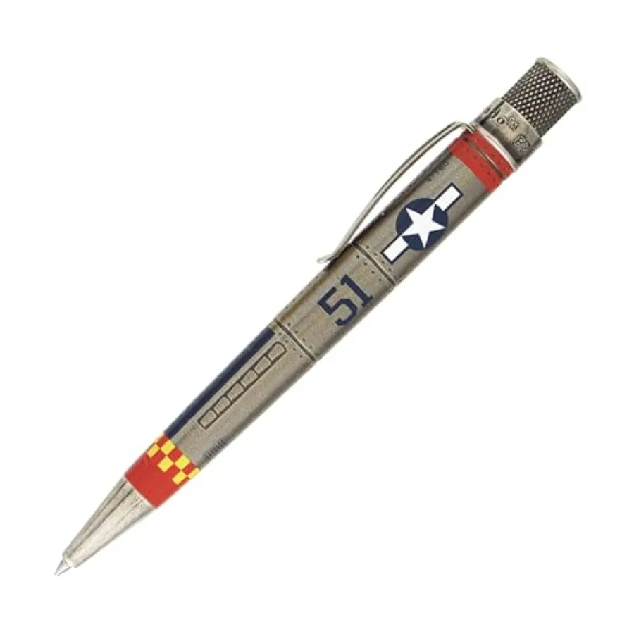 Tornado™ Vintage Metalsmith - P-51 Mustang Rollerball Pen
Tornado™ Vintage Metalsmith - P-51 Mustang Rollerball Pen