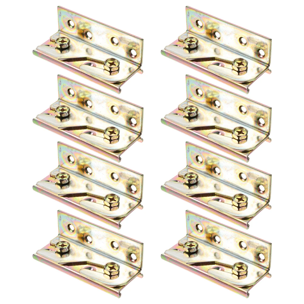 8 Pcs Bed Accessories Rail Hook Thickened Hinge Buckle Metal for Plate Iron Headboard Brackets
8 Pcs Bed Accessories Rail Hook Thickened Hinge Buckle Metal for Plate Iron Headboard Brackets