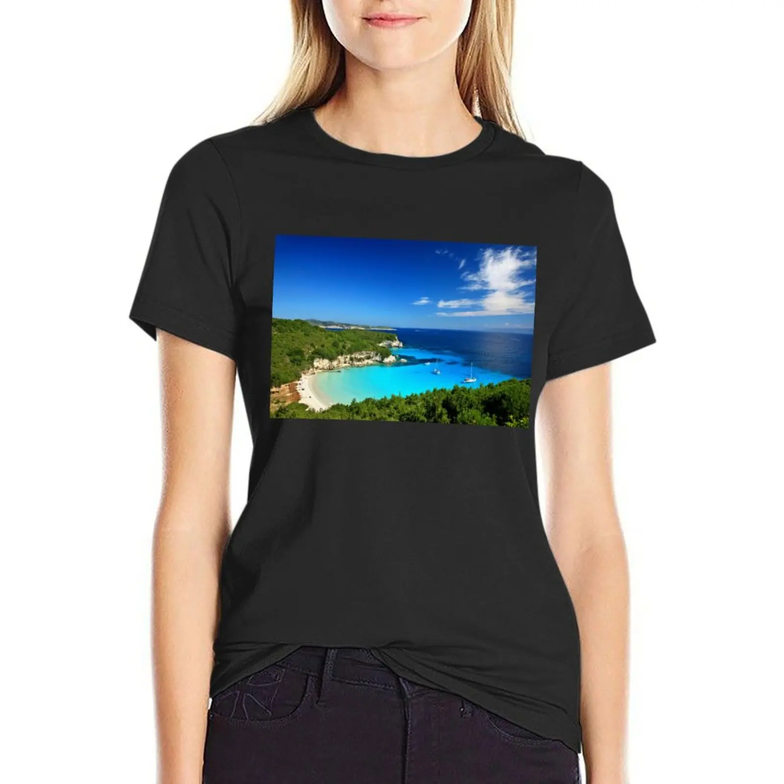 Voutoumi beach - Antipaxos island T-Shirt Short sleeve tee quick drying blacks tshirts woman
Voutoumi beach - Antipaxos island T-Shirt Short sleeve tee quick drying blacks tshirts woman