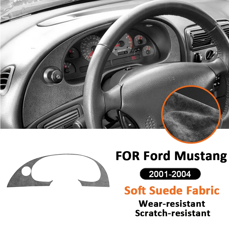 Soft Suede Fabic Car Interior Instrument Screen Panel Frame Trim Cover Decoration Sticker For Ford Mustang 2001-2004 Accessories
Soft Suede Fabic Car Interior Instrument Screen Panel Frame Trim Cover Decoration Sticker For Ford Mustang 2001-2004 Accessories
