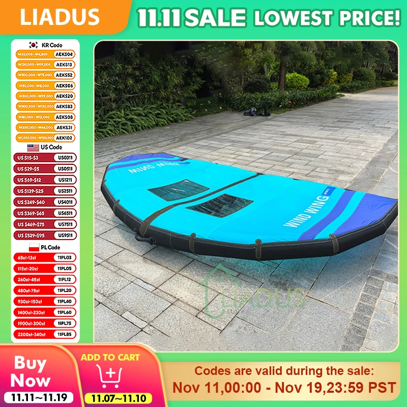Inflatable Windsurf Wing Surfboard Wing Paddle Board Stand up Wind Surfing Kites Handheld Wing Boards Water Sports Equipment
Inflatable Windsurf Wing Surfboard Wing Paddle Board Stand up Wind Surfing Kites Handheld Wing Boards Water Sports Equipment