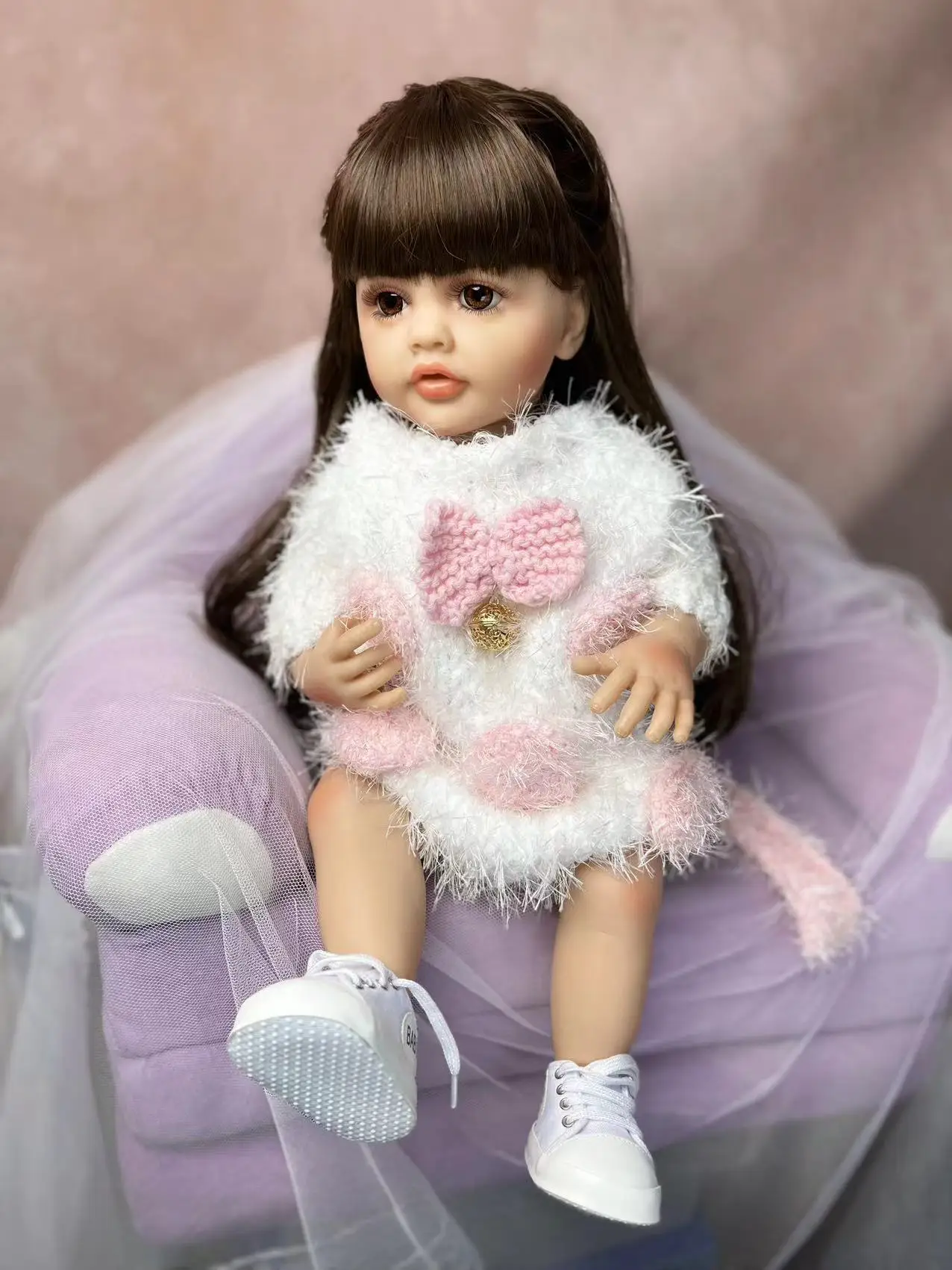 Wholesale 22inch Little Tail Doll Reborn Baby Doll Girl For Children's Toy Birthday and Children's Day Gift
Wholesale 22inch Little Tail Doll Reborn Baby Doll Girl For Children's Toy Birthday and Children's Day Gift