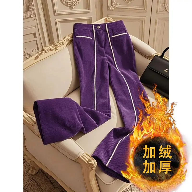Autumn Winter Korean Fashion Buttons Zipper High Waist Straight Women Clothing Fashionable All-match Slim Thick Wide Leg Pants
Autumn Winter Korean Fashion Buttons Zipper High Waist Straight Women Clothing Fashionable All-match Slim Thick Wide Leg Pants