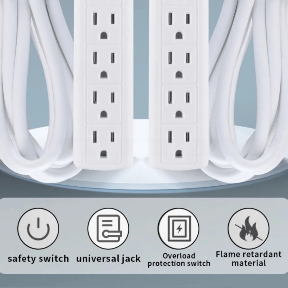 Safe 2m Cable Power Strip American Standard Universal Plug Power Strip Electric Cord Socket Converter
Safe 2m Cable Power Strip American Standard Universal Plug Power Strip Electric Cord Socket Converter