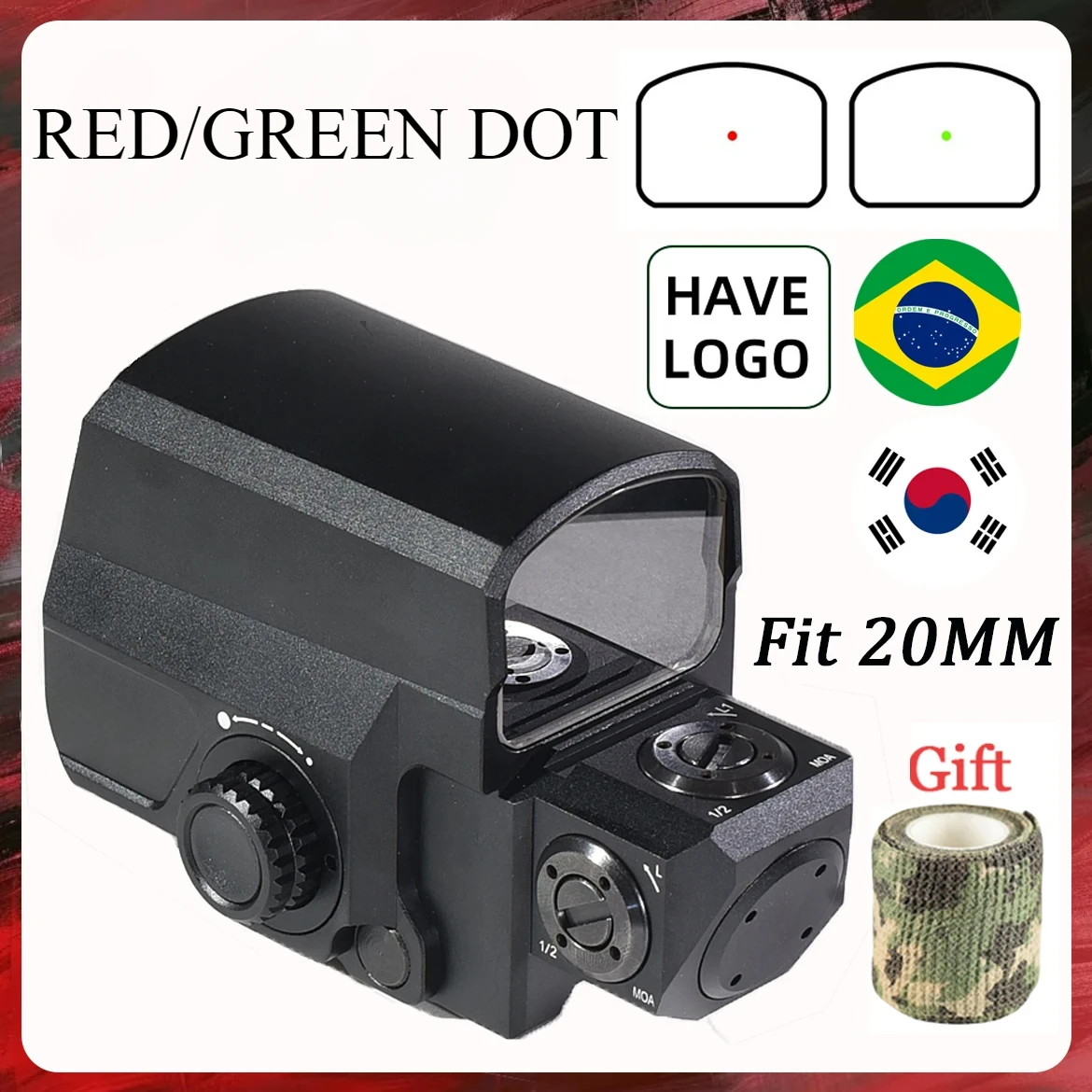 Tactical LCO Red Green Dot Holographic Sight Reflex Fit All 20mm Rail Mount Outdoor Hunting Equipment Airsoft Accessoirey
Tactical LCO Red Green Dot Holographic Sight Reflex Fit All 20mm Rail Mount Outdoor Hunting Equipment Airsoft Accessoirey