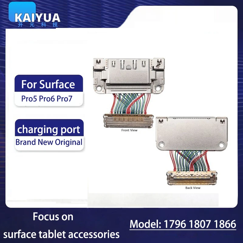 For Microsoft Surface Pro5 Pro6 Pro7 Dock Port Charging DC IN AC Jack Charge Connector 1796 1807 1866 Brand New Original
For Microsoft Surface Pro5 Pro6 Pro7 Dock Port Charging DC IN AC Jack Charge Connector 1796 1807 1866 Brand New Original