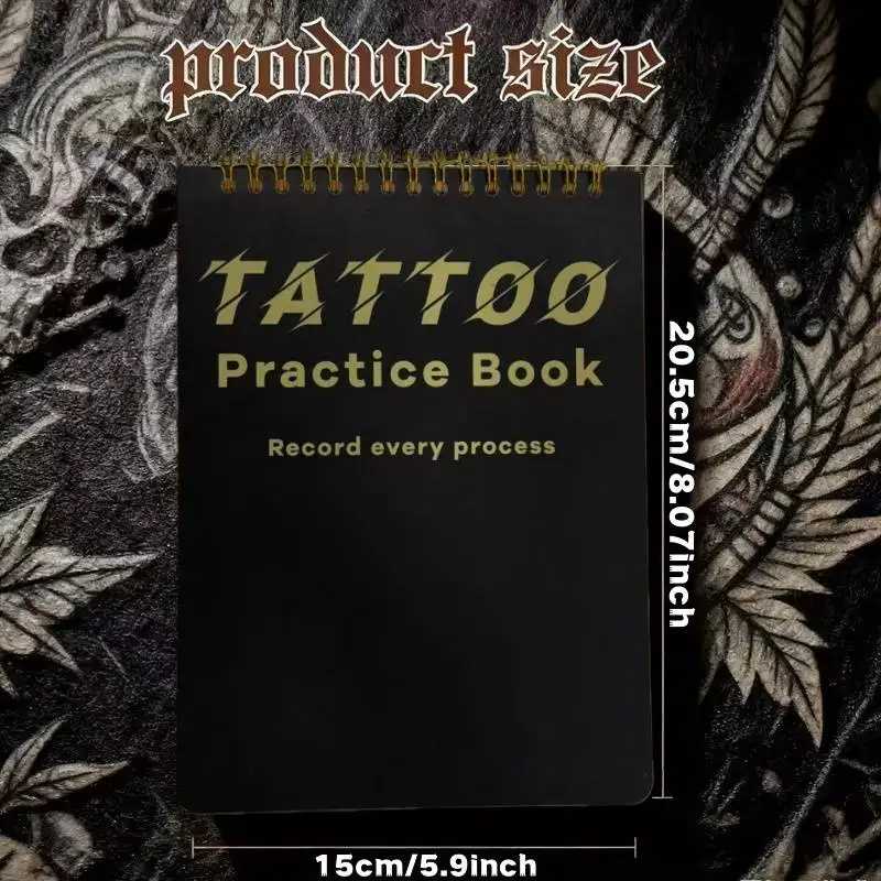 Tattoo Practice Skin Journal, 10 sheets per book, 1mm tattoo fake skin book, tattoo kit, double-sided fake skin pad.
Tattoo Practice Skin Journal, 10 sheets per book, 1mm tattoo fake skin book, tattoo kit, double-sided fake skin pad.