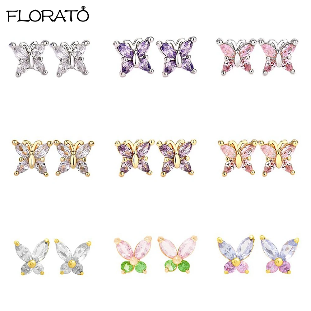 Exquisite Butterfly Stud Earrings 925 Sterling Silver Ear Needle Minimalism For Women Fashion Accessory For Ladies Birthday Gift
Exquisite Butterfly Stud Earrings 925 Sterling Silver Ear Needle Minimalism For Women Fashion Accessory For Ladies Birthday Gift
