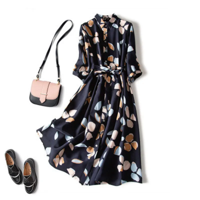 Plus Size Women Dress Summer New Vintage Chiffon Print Shirt Dress With Waist Tie Loose Flowy Figure Flattering Design
Plus Size Women Dress Summer New Vintage Chiffon Print Shirt Dress With Waist Tie Loose Flowy Figure Flattering Design