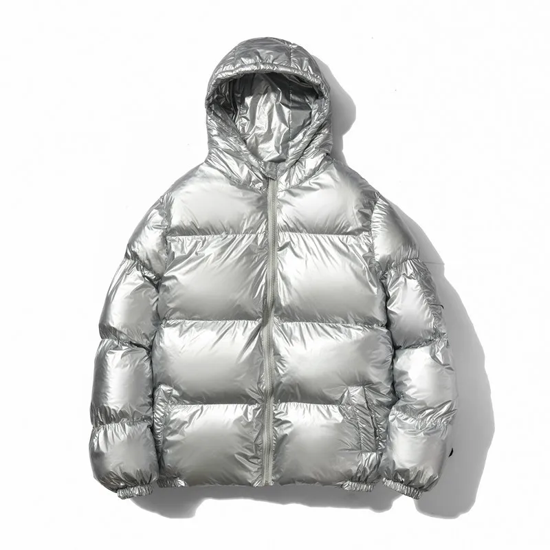 Men's Winter Reflective Loose Zipper Hooded Cotton Jacket, Solid Color Bright Face Leisure Thickened Warm Cotton-padded Clothes
Men's Winter Reflective Loose Zipper Hooded Cotton Jacket, Solid Color Bright Face Leisure Thickened Warm Cotton-padded Clothes