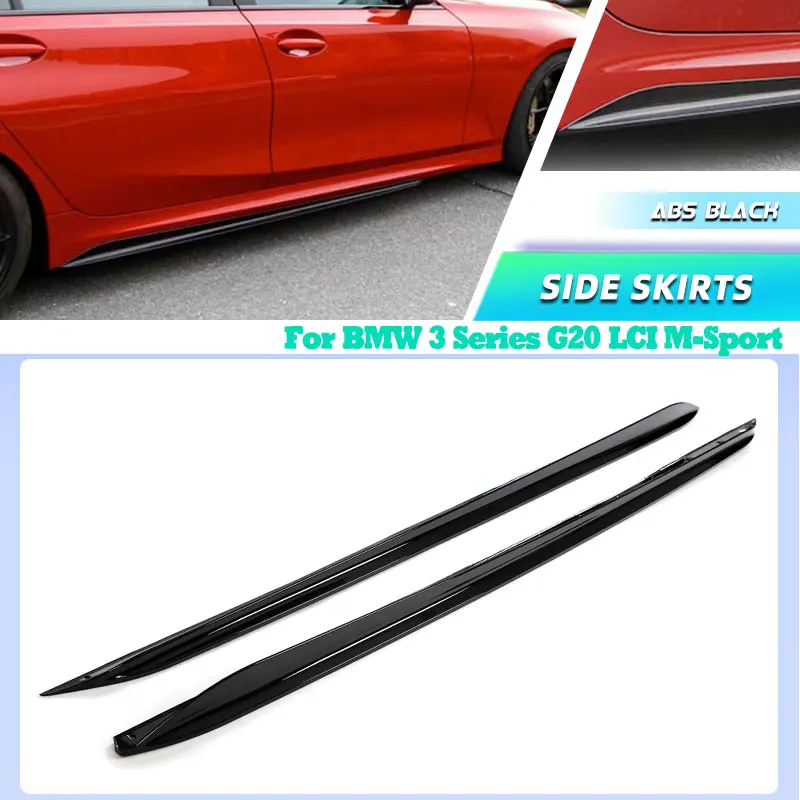 ABS Gloss Black Car Side Skirts Extensions for BMW 3 Series G20 LCI M-Sport 4-Door 2023 2024 Side Door Bumper Apron Lip Body Kit
ABS Gloss Black Car Side Skirts Extensions for BMW 3 Series G20 LCI M-Sport 4-Door 2023 2024 Side Door Bumper Apron Lip Body Kit