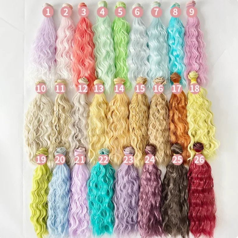 25*100cm BJD Hair For Dolls DIY Doll Accessories Wigs Hair Soft Silk Toys For Girls Boys Tress For Dolls Hair
25*100cm BJD Hair For Dolls DIY Doll Accessories Wigs Hair Soft Silk Toys For Girls Boys Tress For Dolls Hair