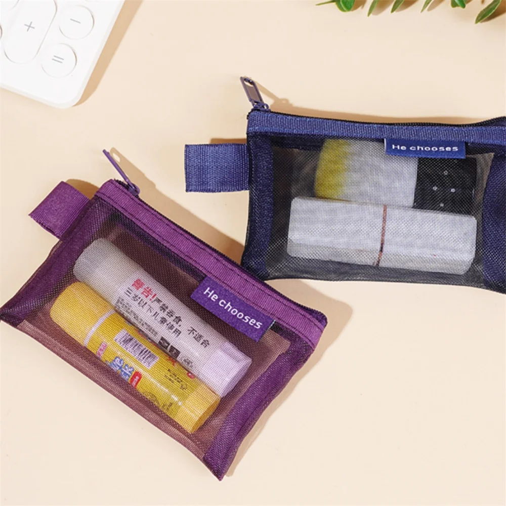 Cosmetic Bag Mini Storage Bag Stationery Case Portable Coin Purse For Travel Coin Storage Students
Cosmetic Bag Mini Storage Bag Stationery Case Portable Coin Purse For Travel Coin Storage Students
