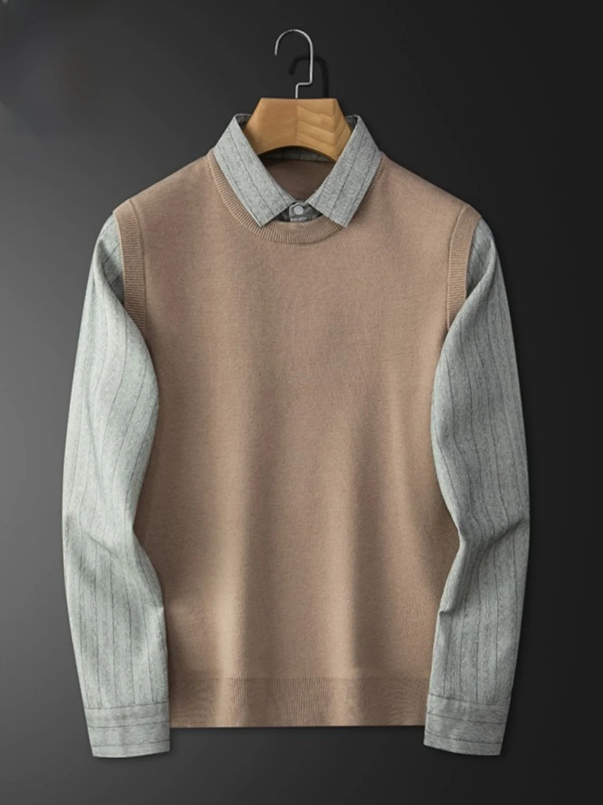 Thiened вязаный свитер, повседневный мужской свитер с воротником-стойкой среднего возраста, осень-зима, новый Sle Faion Urban Sle Long Sve...
Thiened вязаный свитер, повседневный мужской свитер с воротником-стойкой среднего возраста, осень-зима, новый Sle Faion Urban Sle Long Sve...