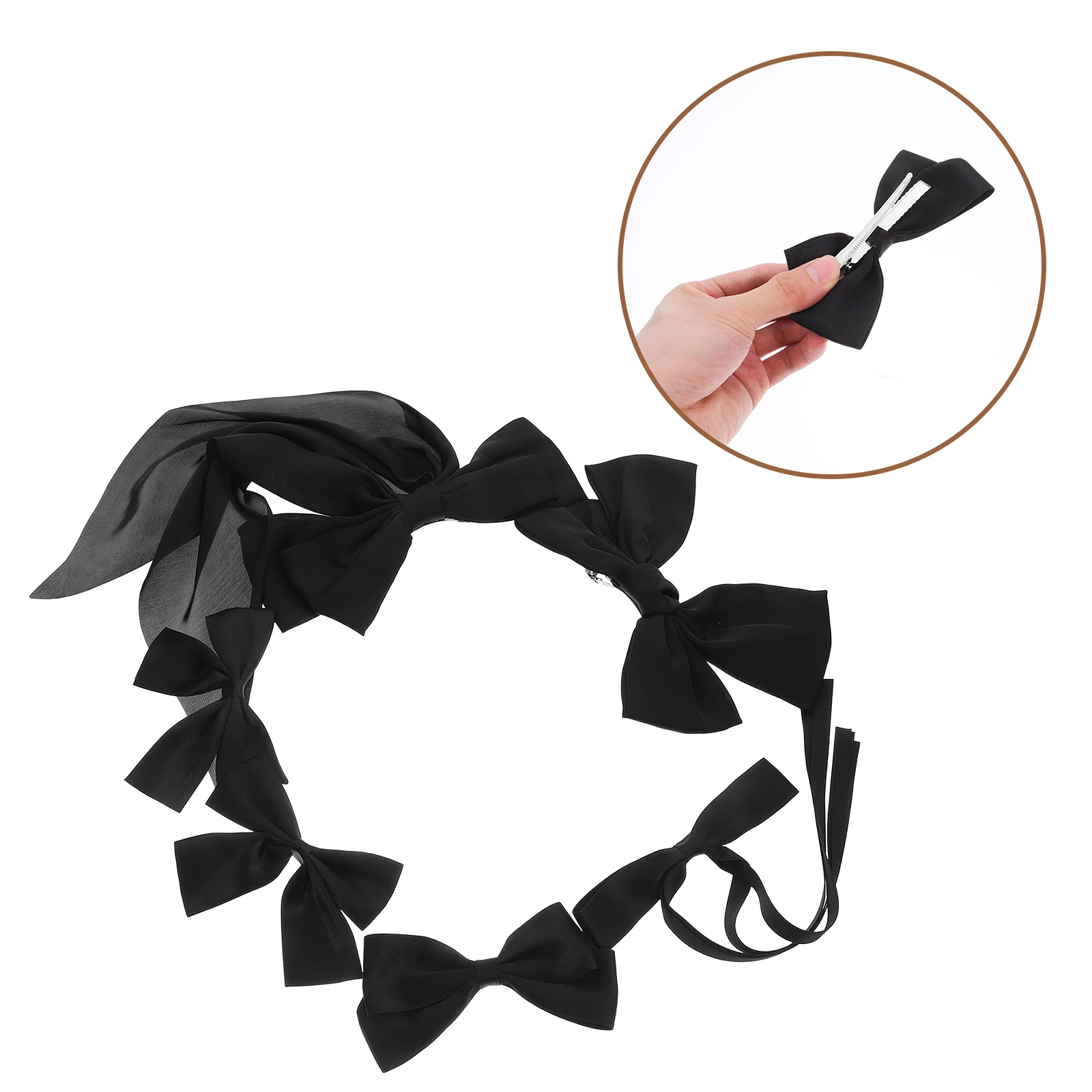 6 Pcs Bow Hairpin Clip Bun Duckbill Barrette Bowknot Clips Fabric Accessories Miss Barrettes
6 Pcs Bow Hairpin Clip Bun Duckbill Barrette Bowknot Clips Fabric Accessories Miss Barrettes