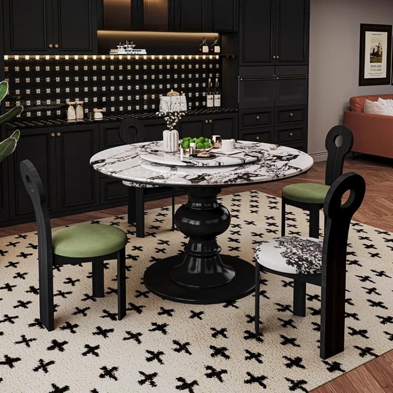 Center Retro Marble Round Dining Table Wood Apartment Offer Console Modern Design Living Room Mesa De Cocina House Furniture
Center Retro Marble Round Dining Table Wood Apartment Offer Console Modern Design Living Room Mesa De Cocina House Furniture