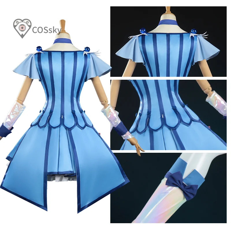 Костюм для косплея Cure Beauty Anime Smile! Девичий милый синий наряд в стиле Лолита, платье, головной убор, сумка, перчатки, реквизит, костюм для вечеринки на Хэллоуин
Костюм для косплея Cure Beauty Anime Smile! Девичий милый синий наряд в стиле Лолита, платье, головной убор, сумка, перчатки, реквизит, костюм для вечеринки на Хэллоуин