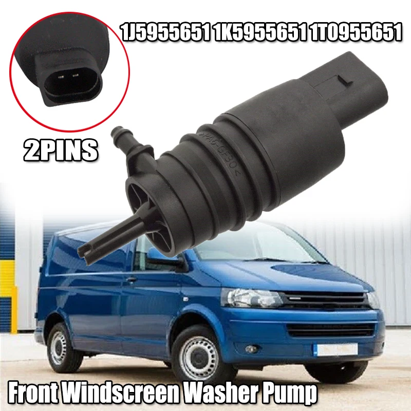 2 Pins Front Windscreen Washer Pump For Volkswagen Transporter T5 2003 Onwards No Rear Wipers 1J5955651 1K5955651 1T0955651
2 Pins Front Windscreen Washer Pump For Volkswagen Transporter T5 2003 Onwards No Rear Wipers 1J5955651 1K5955651 1T0955651