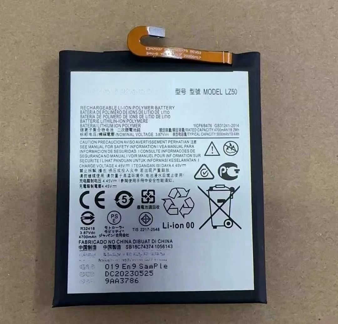 For motorola edges mobile phone battery xt2125-4 moto lz50 battery new large capacity battery
For motorola edges mobile phone battery xt2125-4 moto lz50 battery new large capacity battery