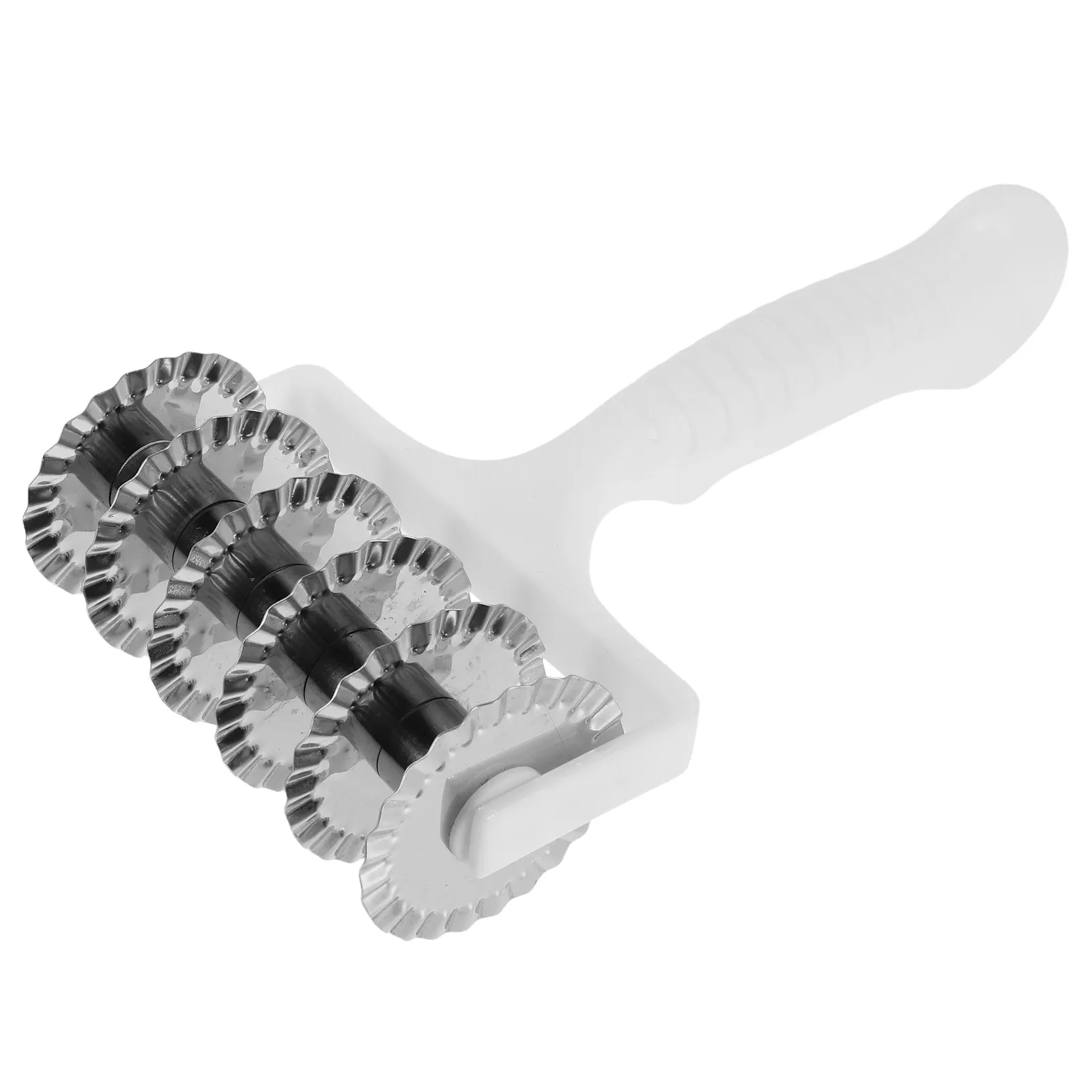Stainless Steel Noodle Cutter Manual Dough Cutter Pasta Maker Kitchen Cooking Spaghetti Making Tool Noodle Lattice Roller
Stainless Steel Noodle Cutter Manual Dough Cutter Pasta Maker Kitchen Cooking Spaghetti Making Tool Noodle Lattice Roller