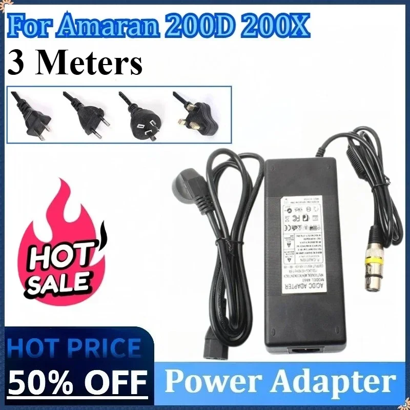 High Quality Aputure Power Adapter for Amaran 200D 200X 3 Meters Live Streaming Fill Light Photography Power 48V Adapter
High Quality Aputure Power Adapter for Amaran 200D 200X 3 Meters Live Streaming Fill Light Photography Power 48V Adapter