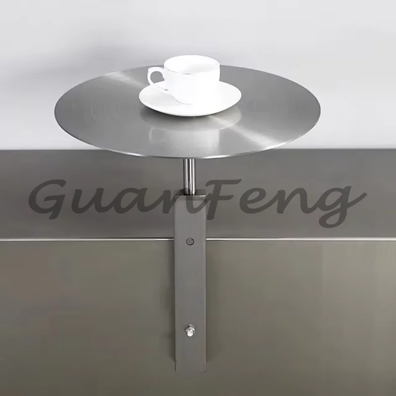 Stainless Steel Wall Mounted Coffee Table round Industrial Style Milk Tea Shop Wall Seat Table Small Cafe round Wall Table
Stainless Steel Wall Mounted Coffee Table round Industrial Style Milk Tea Shop Wall Seat Table Small Cafe round Wall Table