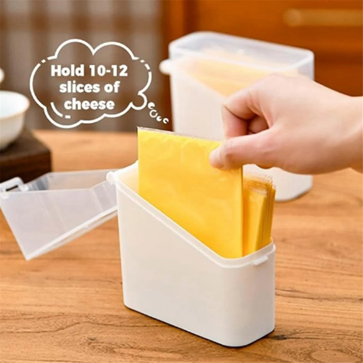 Sliced Cheese Container for Fridge, 4 PCS Cheese Storage Box with Flip Lid Cheese Keeper Cheese Saver HolderHUG
Sliced Cheese Container for Fridge, 4 PCS Cheese Storage Box with Flip Lid Cheese Keeper Cheese Saver HolderHUG
