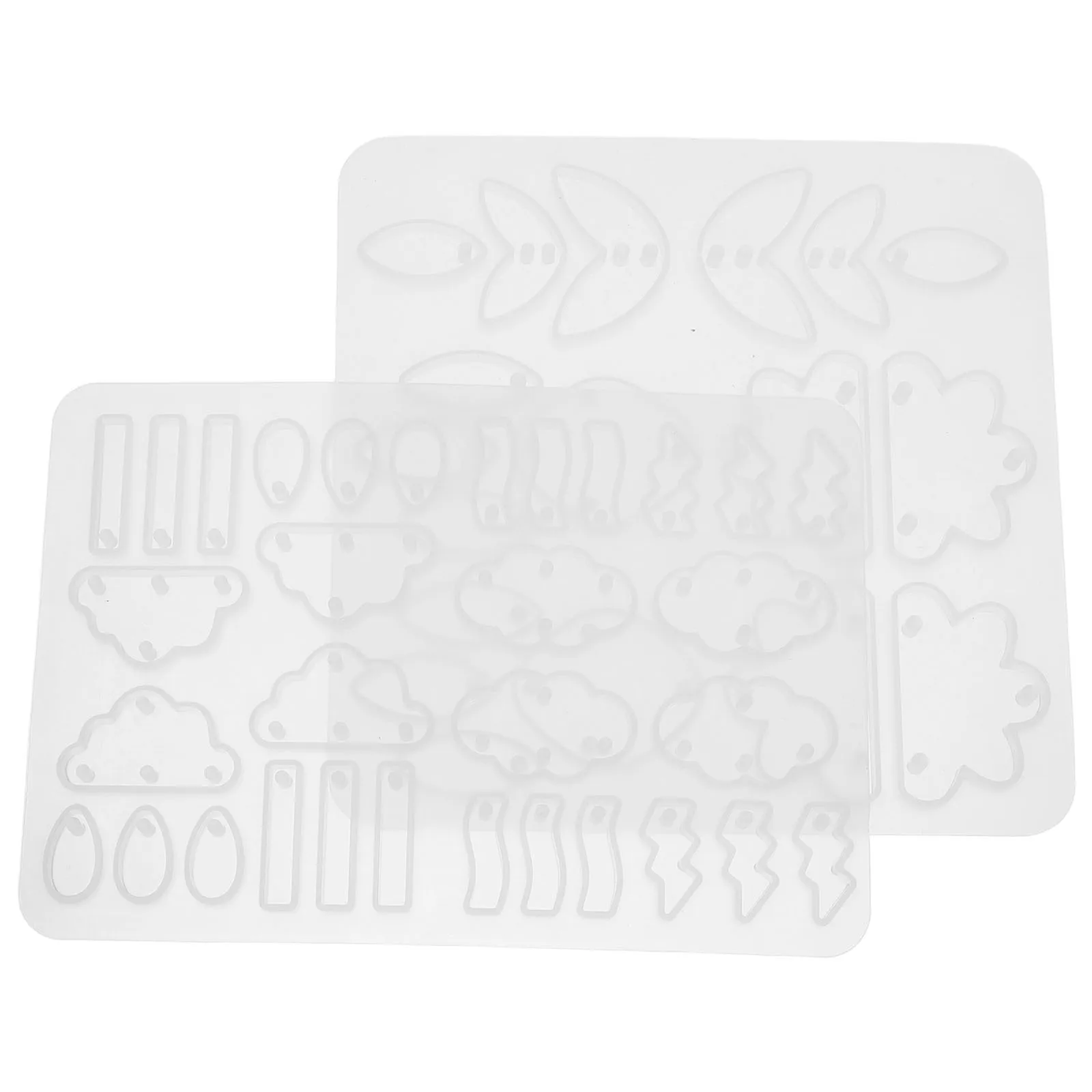 2 шт., силиконовые формы в форме облака и листа для изготовления ювелирных изделий из смолы, поделки своими руками, эпоксидная смола, форма для подвески, серьги, набор для литья, инструмент для украшения ручной работы
2 шт., силиконовые формы в форме облака и листа для изготовления ювелирных изделий из смолы, поделки своими руками, эпоксидная смола, форма для подвески, серьги, набор для литья, инструмент для украшения ручной работы