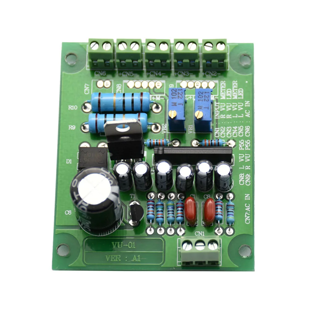 Ac 12V Input Dual Stereo Vu Meter Driver Board Amplifier High Reliability Audio Drive Circuit Module Fast Wire Terminal Bonding
Ac 12V Input Dual Stereo Vu Meter Driver Board Amplifier High Reliability Audio Drive Circuit Module Fast Wire Terminal Bonding